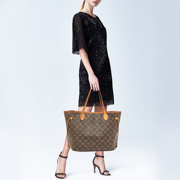 LOUIS VUITTON Monogram Canvas Neverfull MM Bag - Picture 2 of 8